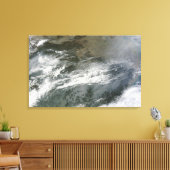 Haze über der China Leinwanddruck (Insitu (Wohnzimmer))