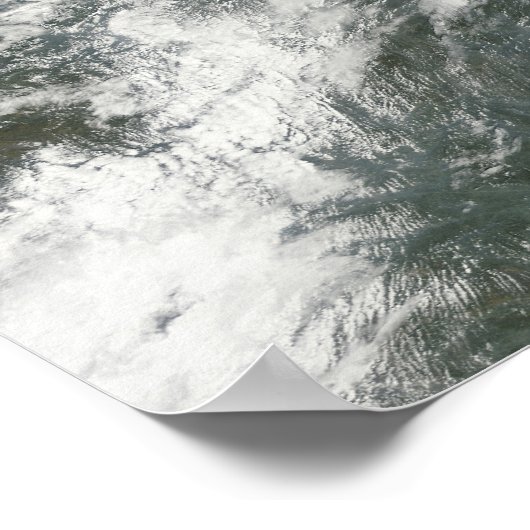 Haze über der China Poster (Ecke)