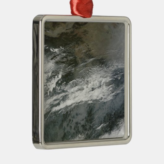 Haze über der China Silbernes Ornament (Rechts)