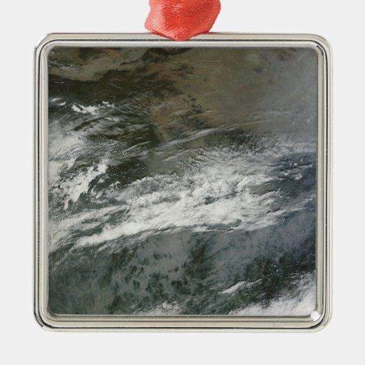Haze über der China Silbernes Ornament (Vorne)