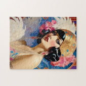 Hazel A Beautiful Art Deco Woman Puzzle (Horizontal)