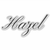 Hazel Aufkleber (Vorderseite)