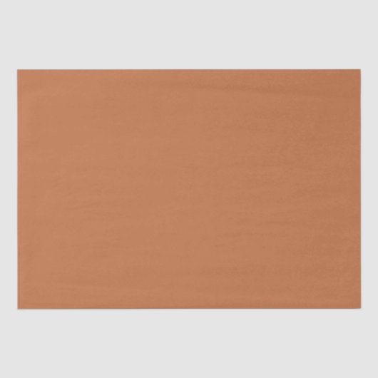 Hazel Brown Solid Color Trend Seidenpapier (Vorderseite)
