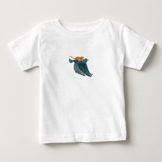 Hazel Dormaus & Starling fliegen Baby T-shirt (Vorderseite)