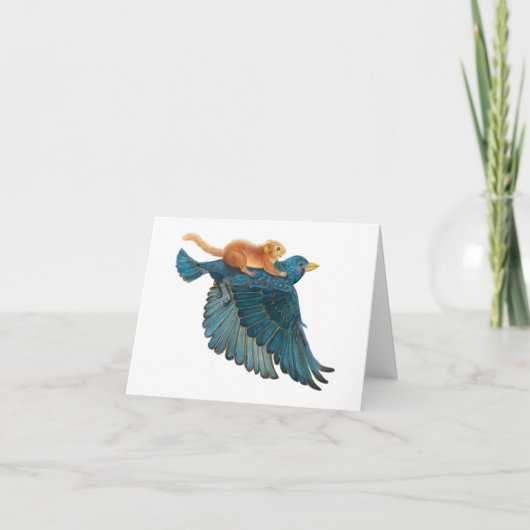 Hazel Dormaus & Starling fliegen Karte (Vorderseite)