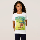 Hazel Dormouse Eating Wild Strawberry T - Shirt (Vorne ganz)