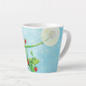 Hazel Dormouse, Erdbeeren & Landelion puff Smal Milchtasse (Rechte Ecke)
