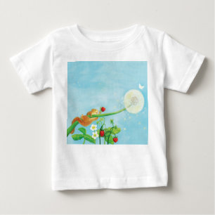 Hazel Dormouse, wilde Erdbeeren & Löwenpuff Baby T-shirt
