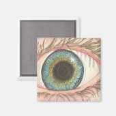 Hazel Eye Magnet (Vorderseite/Rückseite)