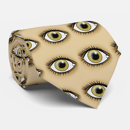 Hazel Eye Symbol Krawatte (Gerollt)