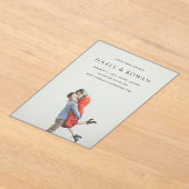 Hazel Foto Moderne Hochzeit retten Datum Acryleinladungen (Ablage )