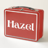 Hazel Metall Brotdose (Vorderseite)