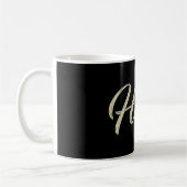 Hazel white gold Handwriting Tasse Kaffeetasse (Links)