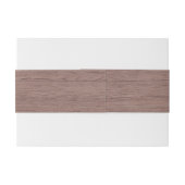 Hazel Wood Einladungsbanderole (Rückseitenbeispiel)