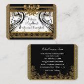 Hazelhurst Fairstylist Elegant Salon Beruflich Visitenkarte (Vorne/Hinten)