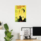 HAZELINE SNOW Kosmetik Gesicht Creme Natural Charm Poster (Heimbüro)