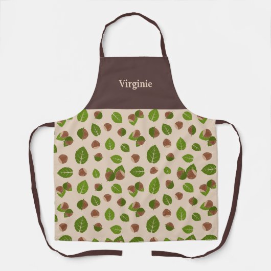 Hazelnusmuster Schürze (Vorderseite)