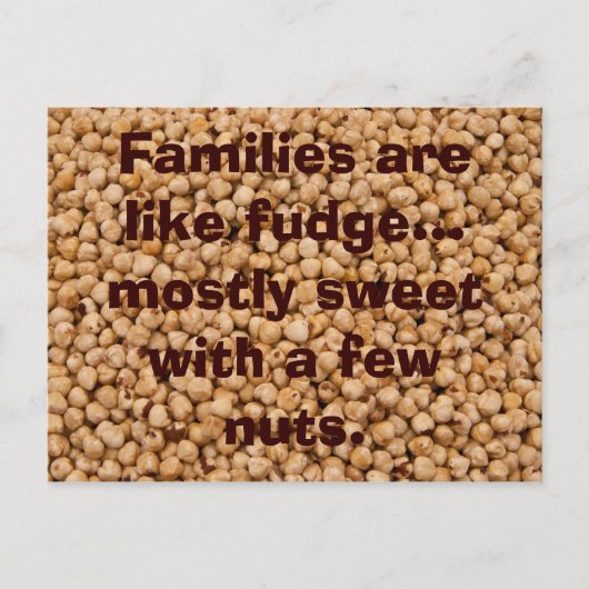 Hazelnut Quotes Postkarte (Vorderseite)