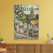 Hazelton, Idaho - Große Buchstabenszenen Leinwanddruck (Insitu (Wohnzimmer))