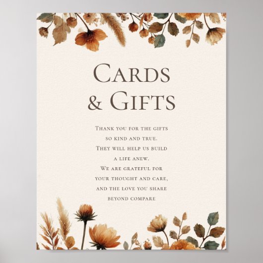 Hazelwood-Hochzeitsgeschenke und Kartenzeichen Poster (Vorne)