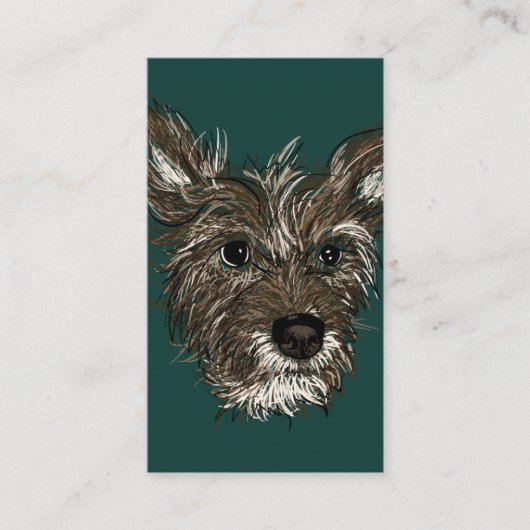 haziepups visitenkarte (Vorderseite)