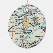 Hazleton PA Keramik Ornament (Links)