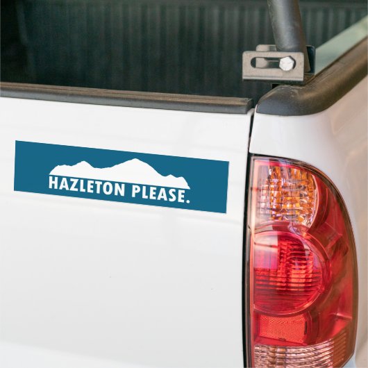 Hazleton Pennsylvania Bitte Autoaufkleber (Auf Lkw)