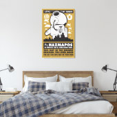HazMaPoster_Brown Leinwanddruck (Insitu (Schlafzimmer))