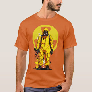 Hazmat-Anzug-Gasmaske 1 T-Shirt