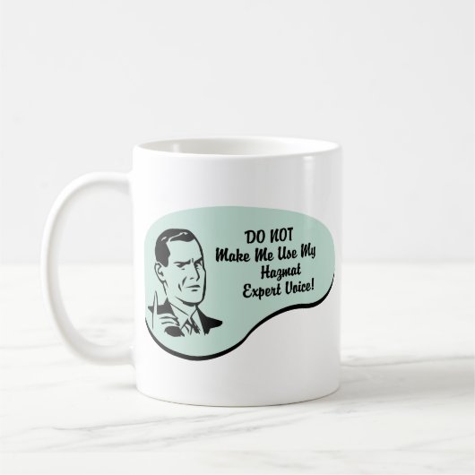 Hazmat Experten-Stimme Kaffeetasse (Links)