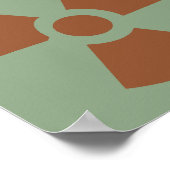 Hazmat Pop Art Poster (Ecke)