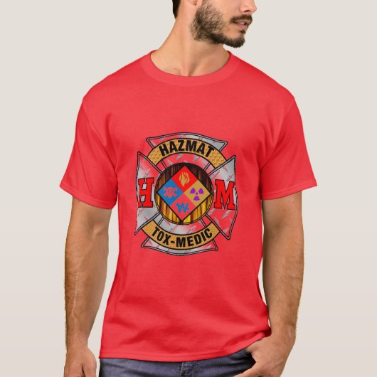 Hazmat Tox-Medic Maltese Cross T-Shirt (Vorderseite)