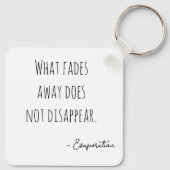 Hazy black and white portrait schlüsselanhänger (Rückseite)