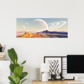 Hazy Day on Annovia (modifiziert) Poster (Heimbüro)