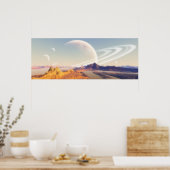 Hazy Day on Annovia (modifiziert) Poster (Küche)