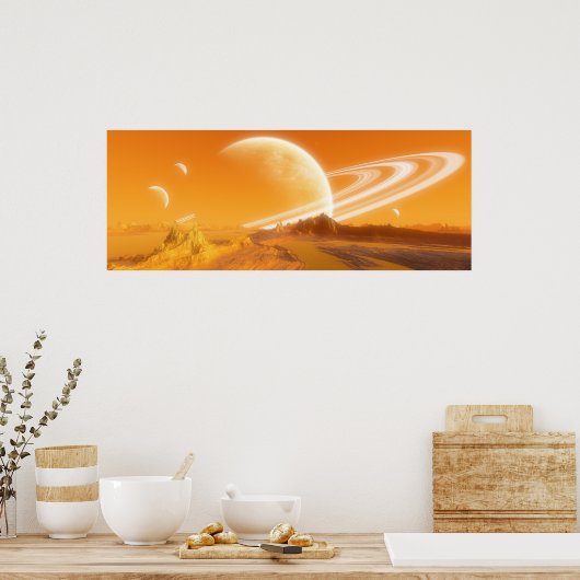 Hazy Day on Annovia Poster (Küche)