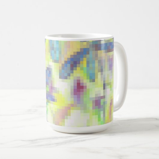 Hazy Dragonfly Rainbow Kaffeetasse (VorderseiteRechts)