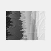 Hazy Forest Landscape Foto Fleecedecke (Vorderseite (Horizontal))