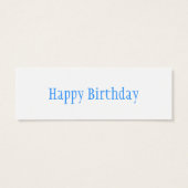 Hazy Meadows Celebration Gift Tag (Rückseite)