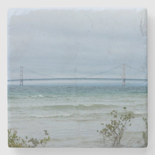 Hazy Mighty Mac Steinuntersetzer (Vorderseite)