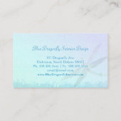 Hazy Morning Dragonfly Beruflich Visitenkarte (Rückseite)