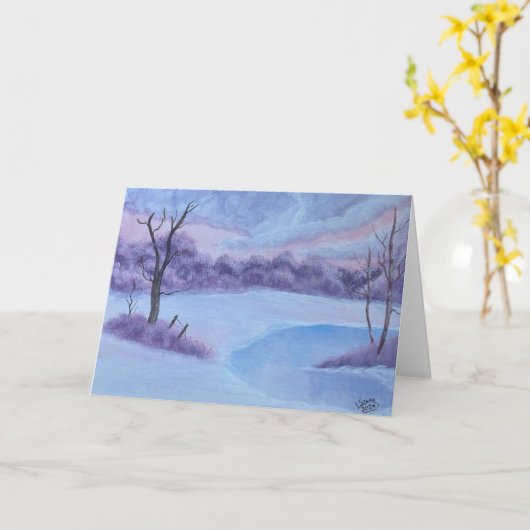 Hazy Peace Karte (Gelbe Blume)