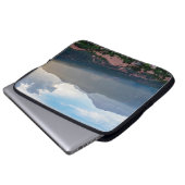 Hazy Pikes Peak Sunset Laptop Sleeve Case (Vorne Knopf)