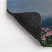 Hazy Pikes Peak Sunset Mousepad (Ecke)