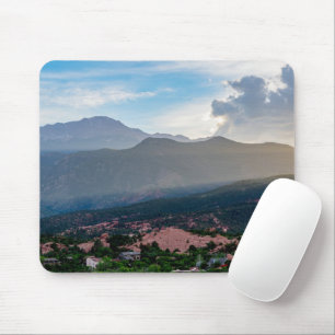 Hazy Pikes Peak Sunset Mousepad