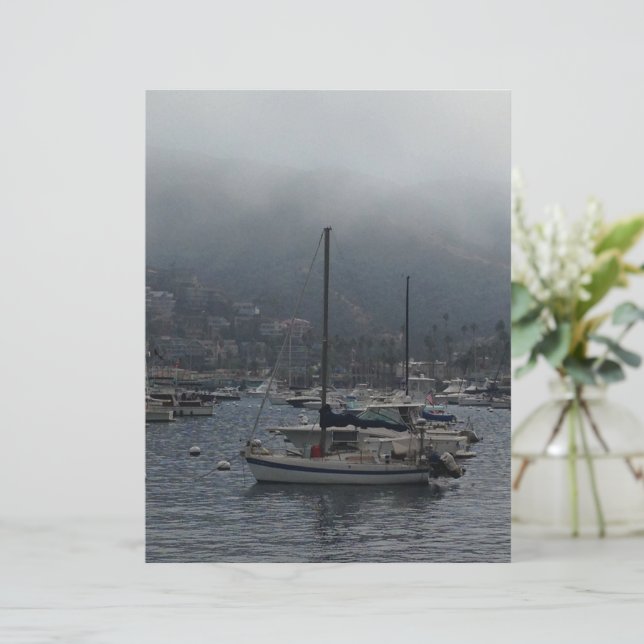 Hazy Sailing Day Scrapbook Paper (Stehend Vorderseite)