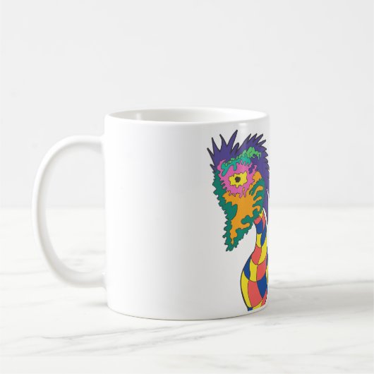 Hazy Vase Face Kaffeetasse (Links)