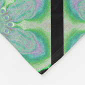 Hazy Wildblume 1 Fleecedecke (Ecke)