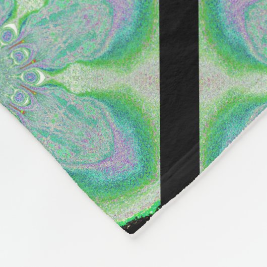 Hazy Wildblume 1 Fleecedecke (Ecke)