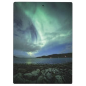 Hazy Woodland Hills Landscape Foto Klemmbrett (Rückseite)